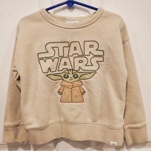 Star Wars Baby Yoda Sweatshirt Size 4T
